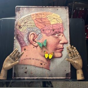 Handmade Wooden Butterfly Magnets by Me